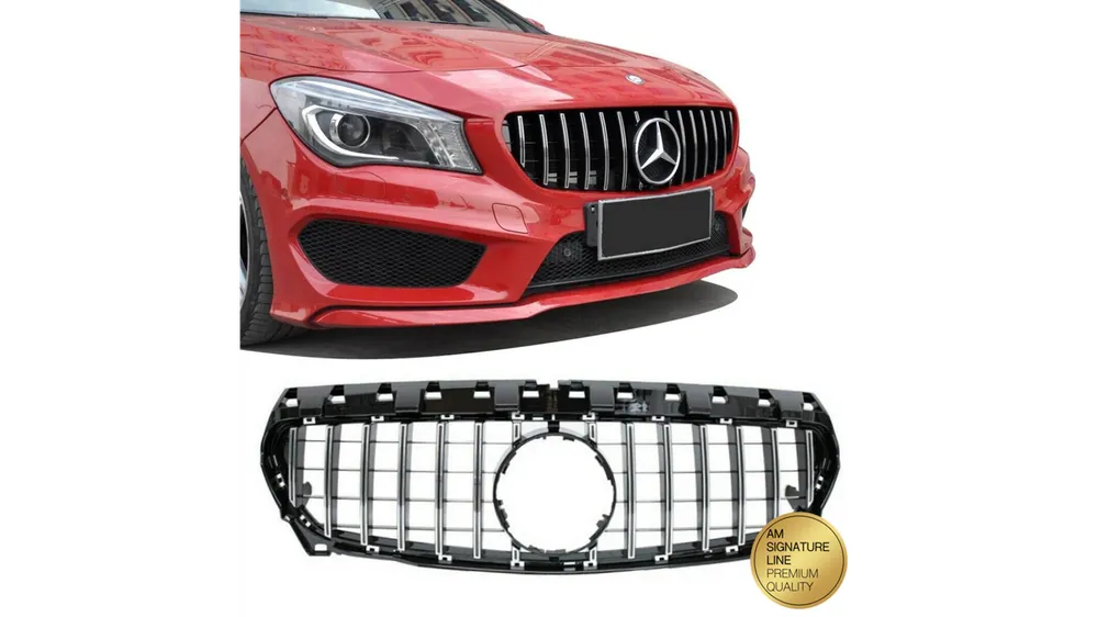 Nowość w asortymencie - Grill Mercedes-Benz CLA C117, X117 GT Chrome & Black