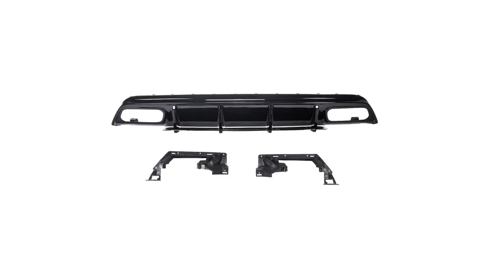 Dyfuzor Mercedes-Benz A W176 Facelift Tył Gloss Black - Nowość