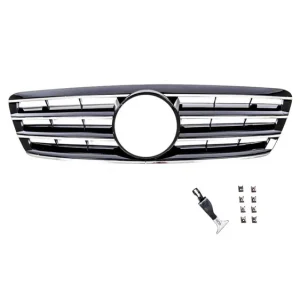 Zostało kilka sztuk | Grill Mercedes-Benz C W203 S203 Gloss Black 4S