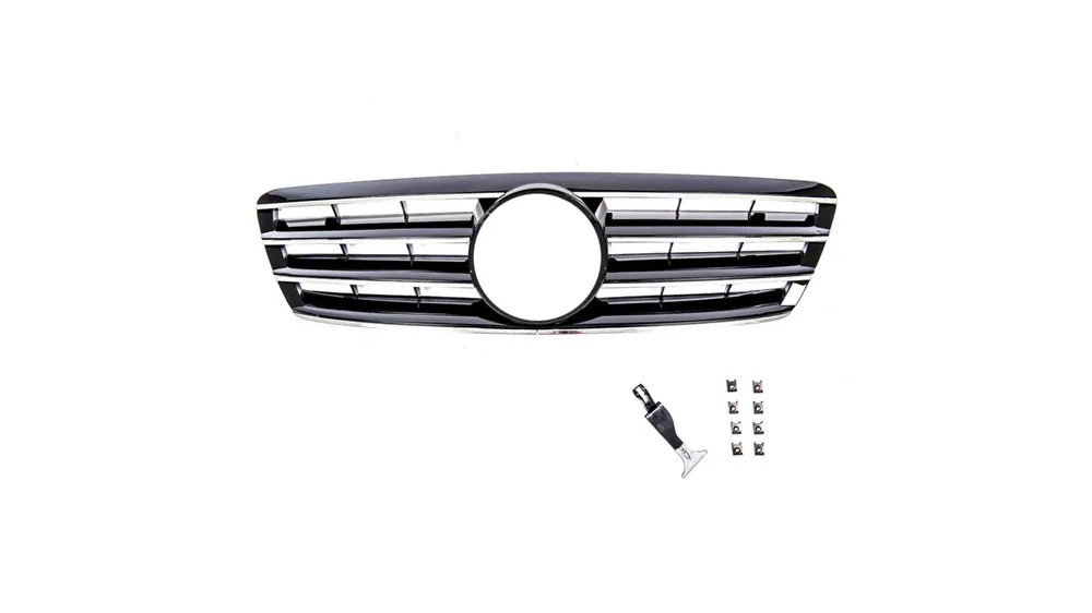 Zostało kilka sztuk | Grill Mercedes-Benz C W203 S203 Gloss Black 4S