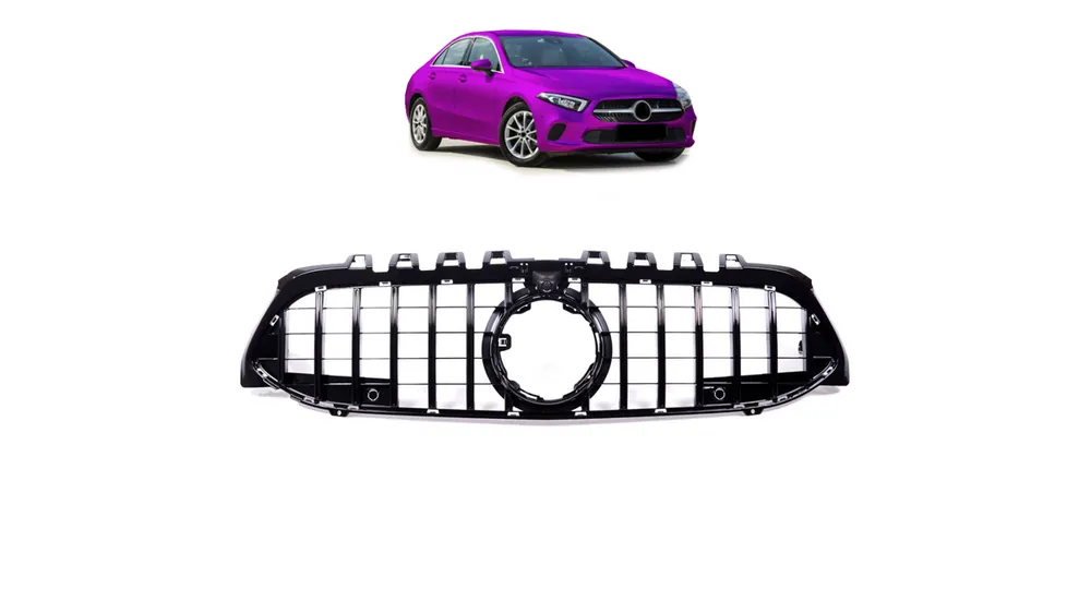 Nowość w asortymencie - Grill Mercedes-Benz A V177 W177 GT Gloss Black Camera