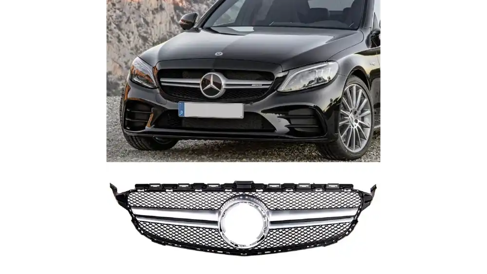 Grill Mercedes-Benz C W205 S205 A205 C205 Facelift Silver A-Type - Zamów dziś