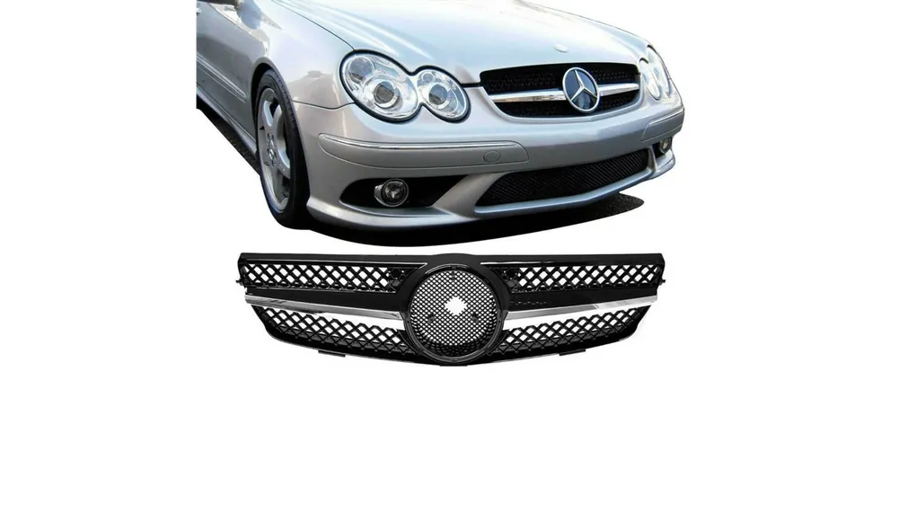 Zniżka - Grill Mercedes-Benz CLK C209 A209 Chrome & Black