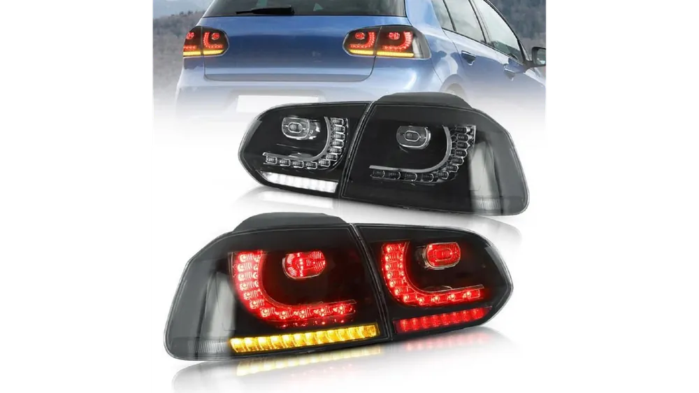 Lampy Volkswagen Golf VI Tył Dynamic LED Smoke - Profesjonalna jakość