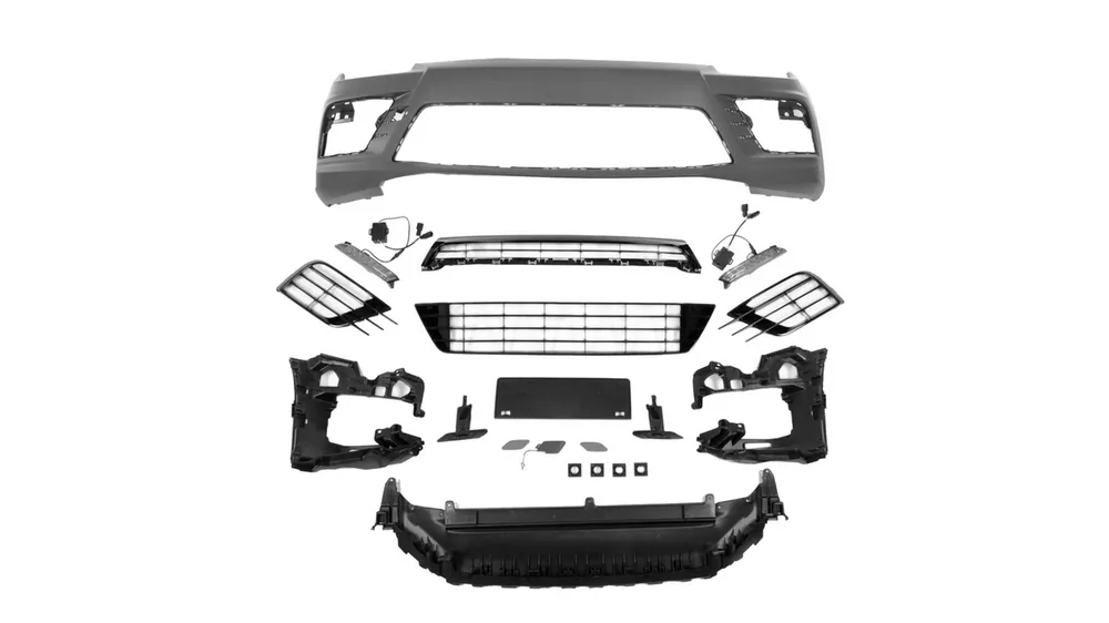 Oszczędź | Zderzak Volkswagen Scirocco III Facelift Przód SRA Grill LED DRL