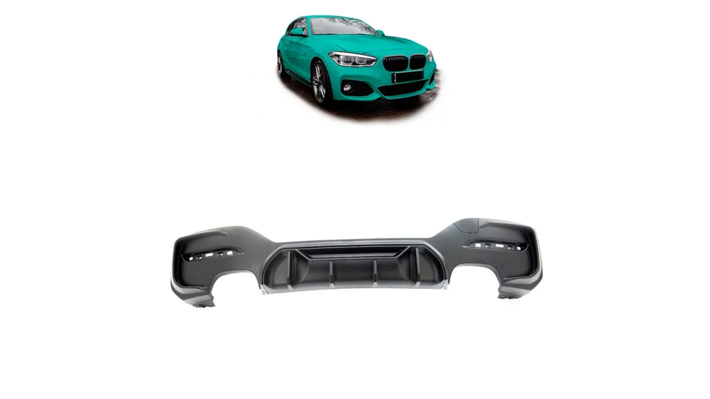 Dyfuzor BMW 1 F20 F21 Facelift Tył Matt Black - Produkt ceniony przez klientów
