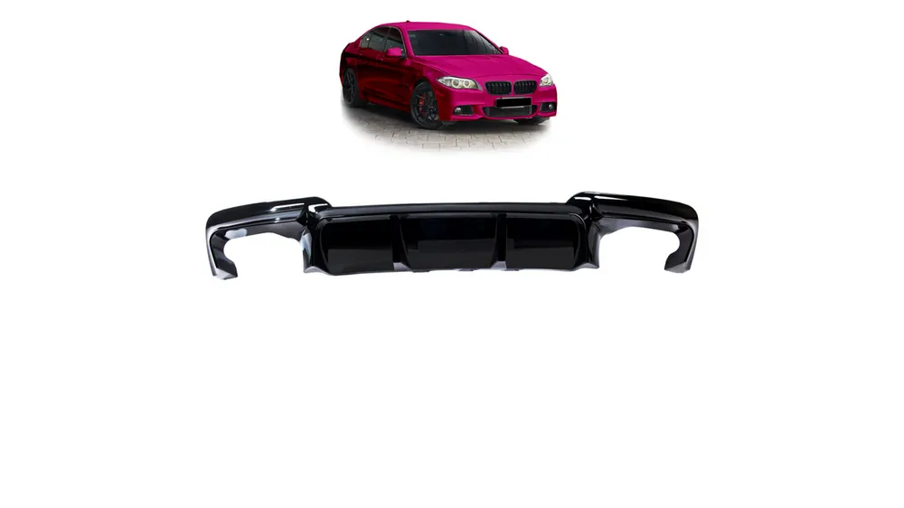 Dyfuzor BMW 5 F10 F11 Tył Gloss Black - Tylko w tym tygodniu