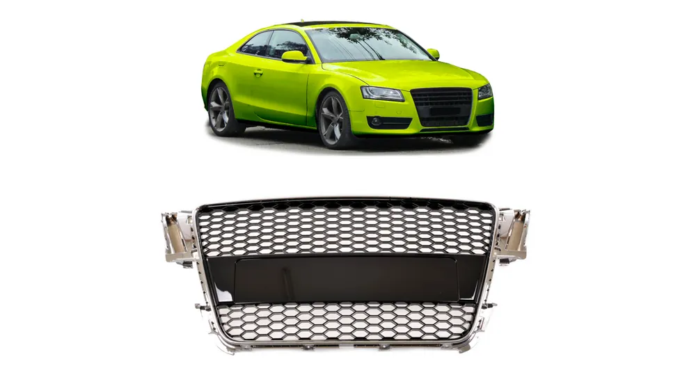 Grill Audi A5 8T Chrome & Gloss Black | Nowość w sklepie