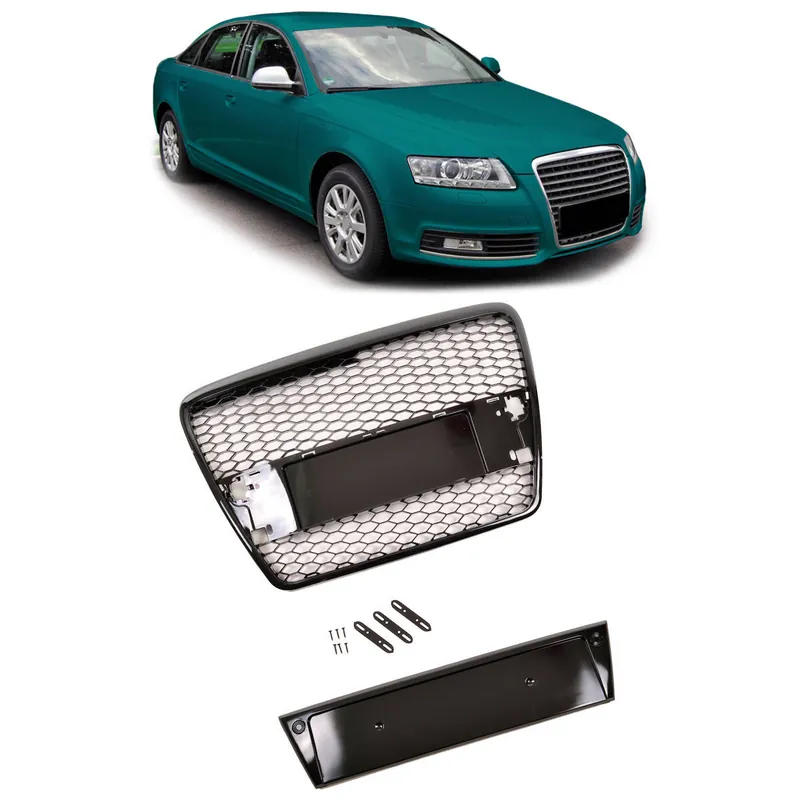 Grill Audi A6 C6 Gloss Black - Ekspresowa wysyłka