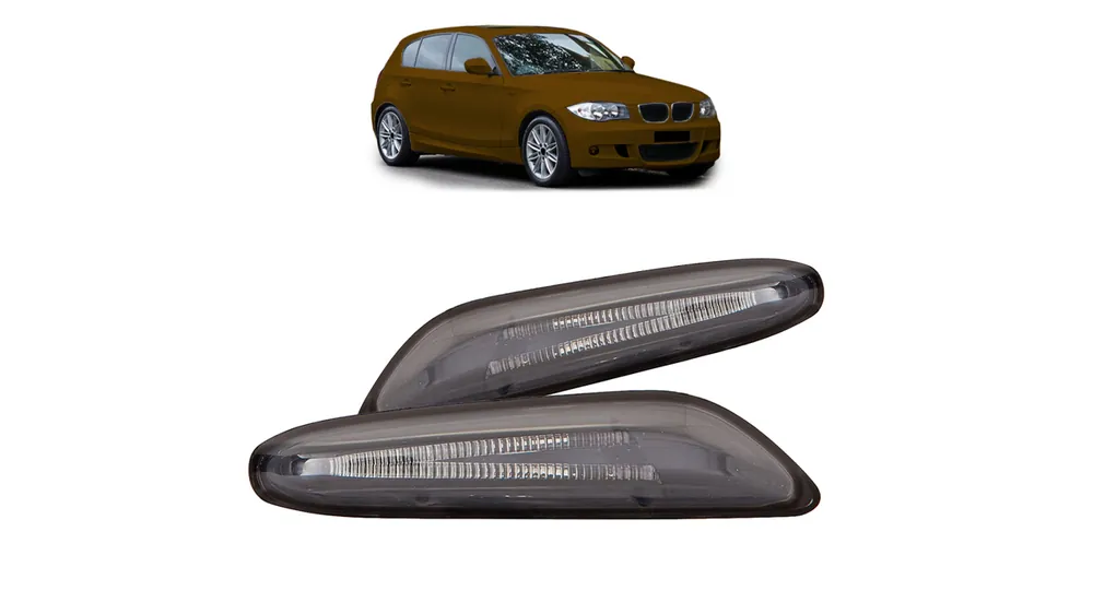 Duży rabat - Kierunkowskazy BMW 1 E81 E82 E87 E88 3 E90 E91 E92 E93 LED Smoke