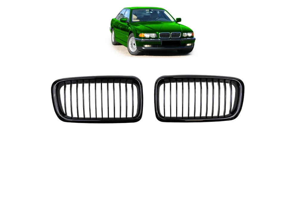 Grill BMW 7 E38 pojedyncze żeberka Gloss Black - Zostało niewiele