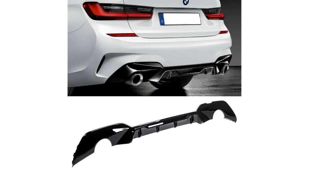 Dyfuzor BMW 3 G20 G21 Tył Gloss Black - Obniżka