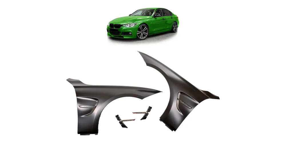 Mega okazja | Błotniki BMW 3 F30 F31 Przód Black