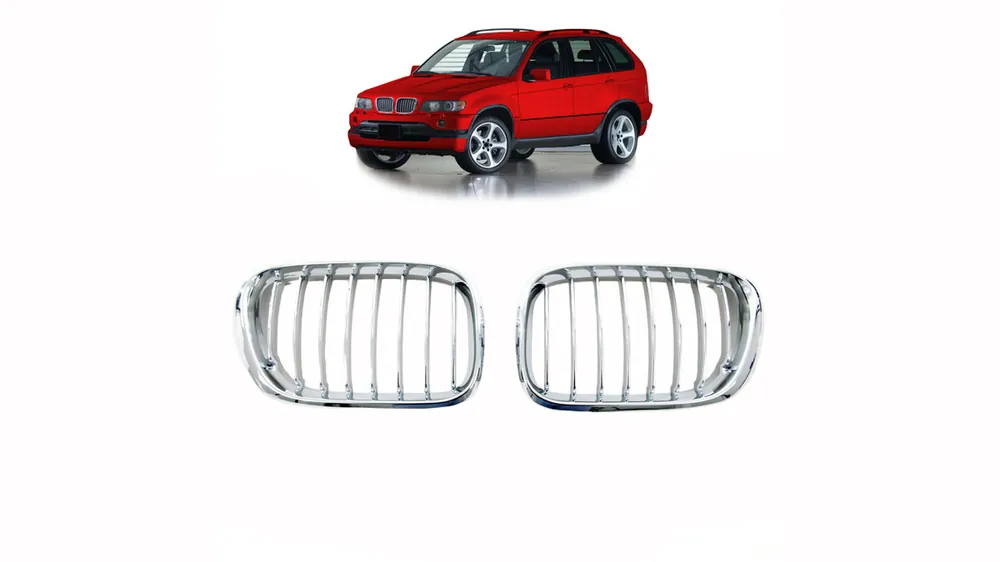 Kup dziś | Grill BMW X5 E53 pojedyncze żeberka Chrome