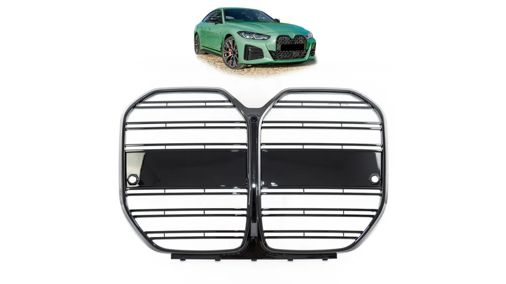 Grill BMW 4 G26 podwójne żeberka Gloss Black | Nie czekaj