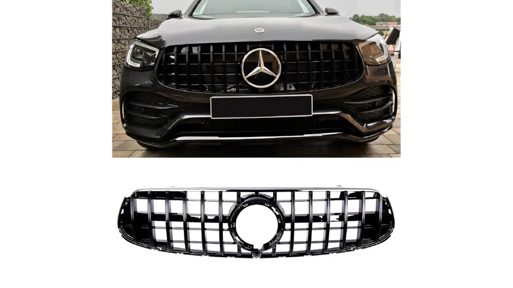 Grill Mercedes-Benz GLC X253 GLC C253 Facelift GT Gloss Black Camera | Nowość