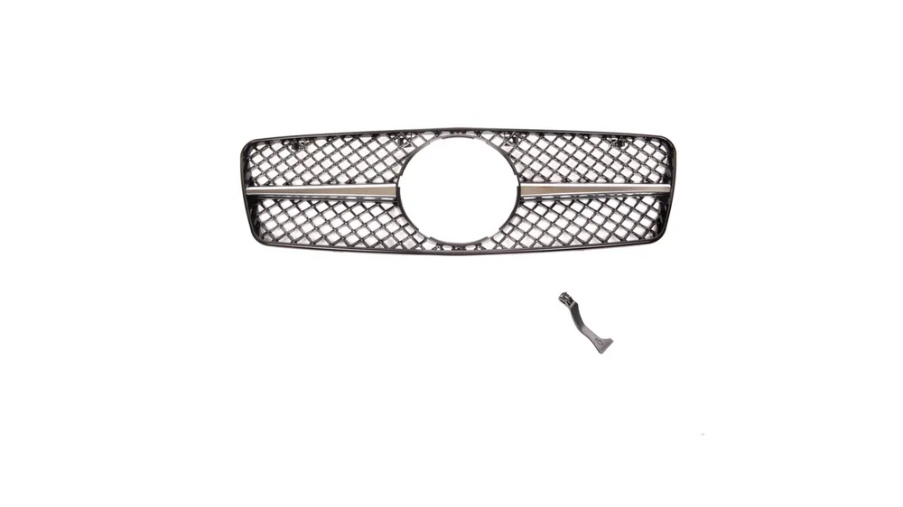 Od ręki | Grill Mercedes-Benz CLK C208 A208 Chrome & Black A-Type