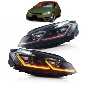 Bardzo popularny produkt - Lampy Volkswagen Golf 7 Przód Red