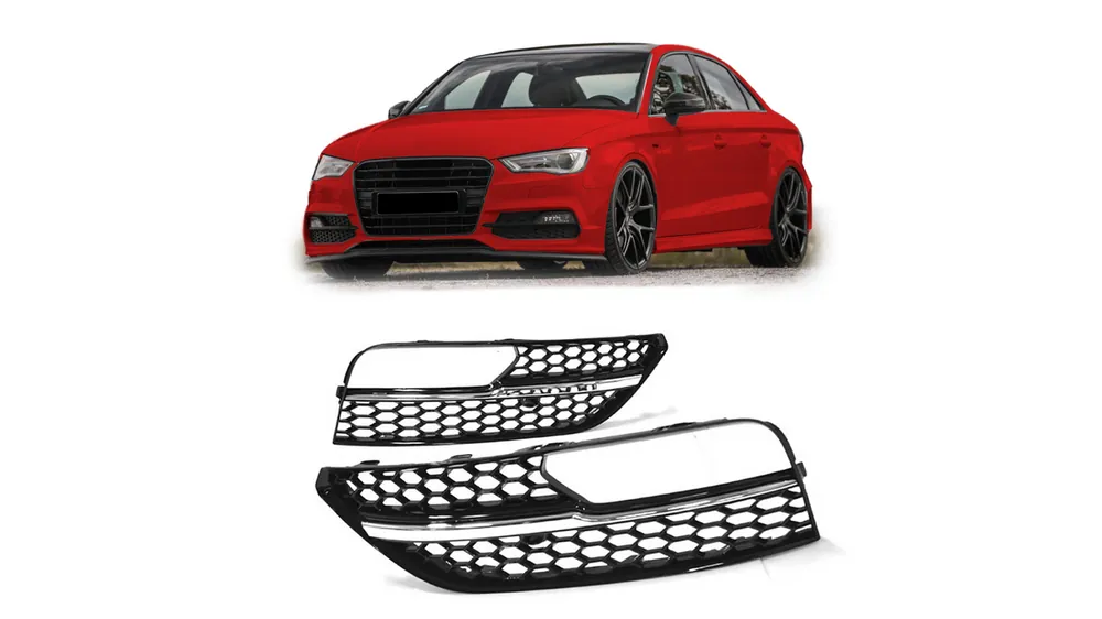 Skorzystaj z oferty | Ramka halogenów Audi A3 8V Chrome Black