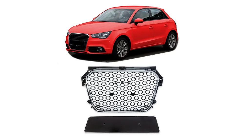 Nie zwlekaj - Grill Audi A1 8X Chrome & Gloss Black