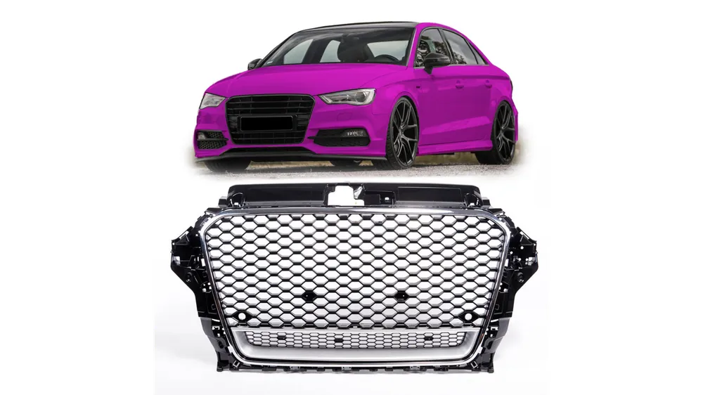 Top produkt | Grill Audi A3 8V Chrome & Gloss Black