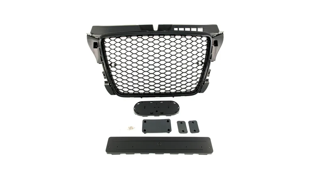 Grill Audi A3 8P Facelift Gloss Black PDC - Hit