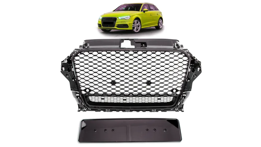 Produkt premium - Grill Audi A3 8V Gloss Black