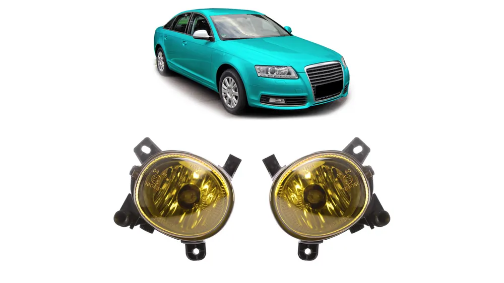 Taniej - Halogeny Audi A6 C6 A4 B8 Q5 SEAT EXEO Yellow