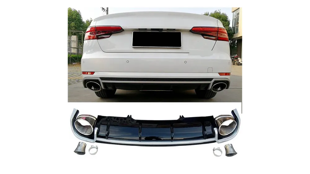Dyfuzor Audi A4 B8 Facelift Tył z końcówkami - Skorzystaj teraz