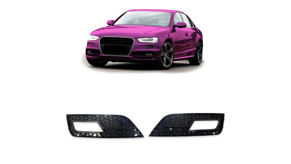 Łatwe zamówienie - Ramka halogenów Audi A4 B8 Facelift Gloss Black