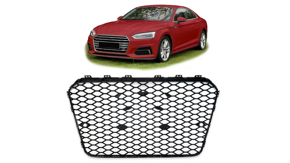 Niska cena | Grill Audi A5 F5 Gloss Black