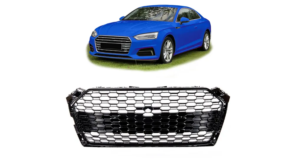 Najwyższa jakość | Grill Audi A5 F5 Gloss Black