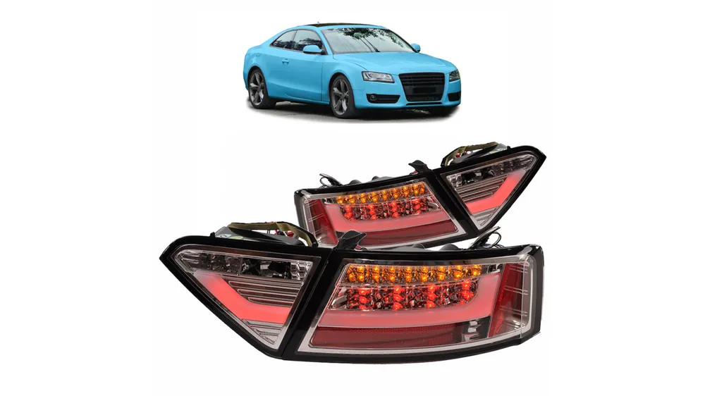 Prosto z fabryki - Lampy Audi A5 8T Tył LED Chrome