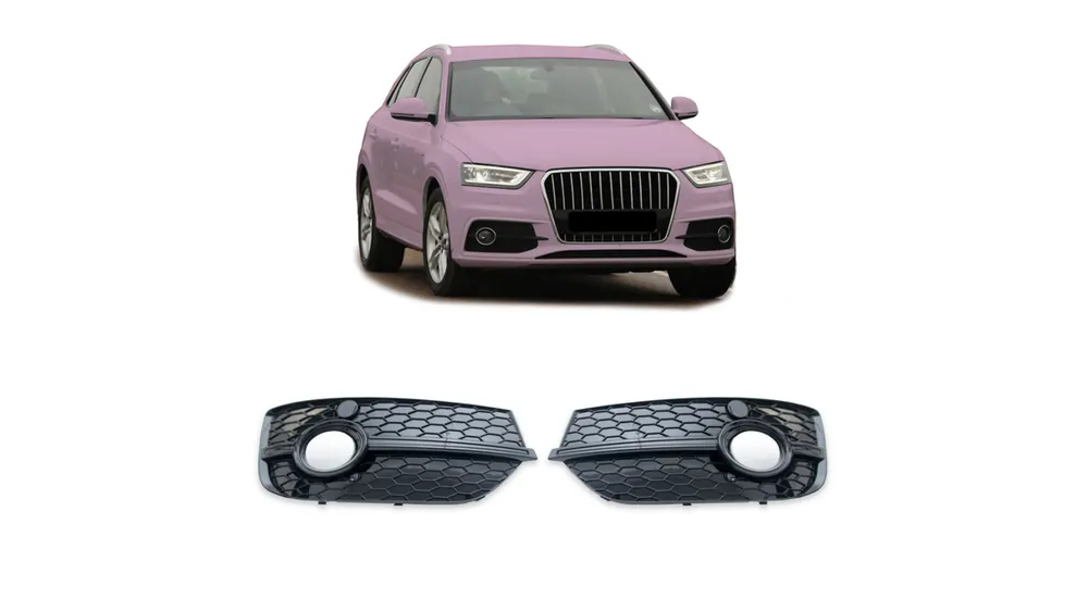 Ramka halogenów Audi Q3 8U Gloss Black | Cena fabryczna