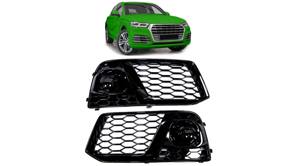 Produkt polecany - Ramka halogenów Audi Q5 FY Gloss Black