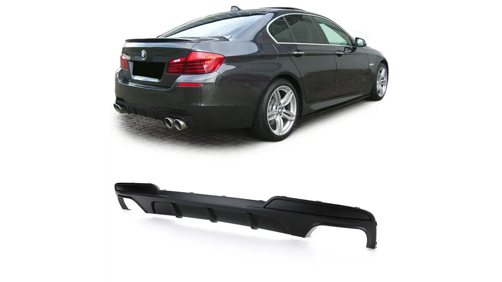 Dyfuzor BMW 5 F10 F11 Tył Matt Black - Jakość premium