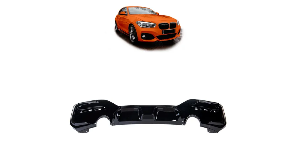 Dyfuzor BMW 1 F20 F21 Facelift Tył Gloss Black - Cena po obniżce