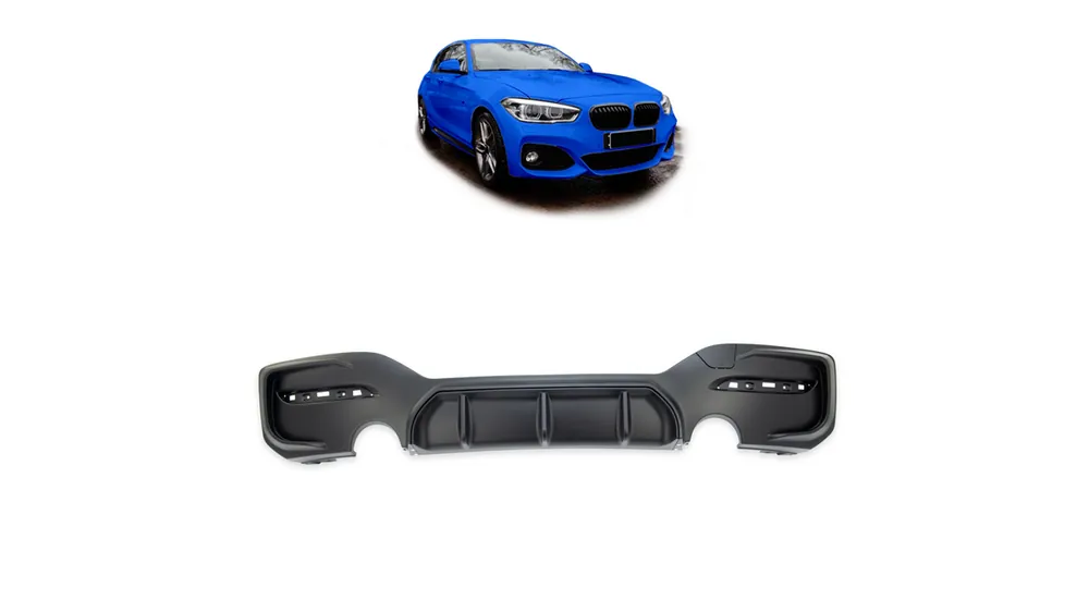 Dodatkowy rabat - Dyfuzor BMW 1 F20 F21 Facelift Tył Matt Black