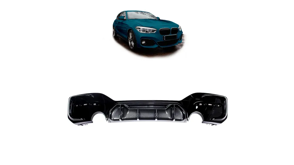Dyfuzor BMW 1 F20 F21 Facelift Tył Carbon Look - Produkt ceniony przez klientów