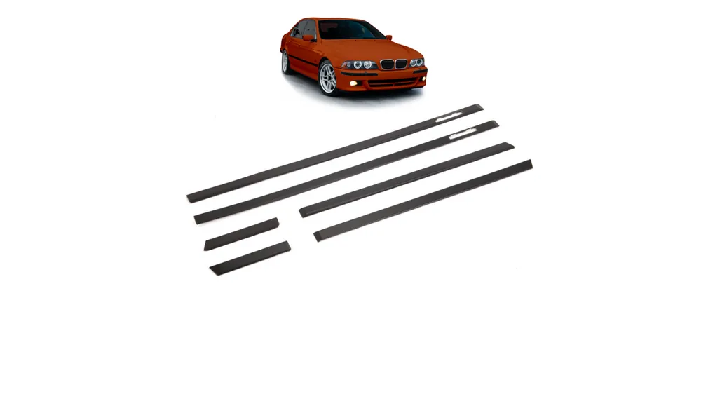 Listwy BMW 5 E39 Bok 6szt. Black - Cena po obniżce