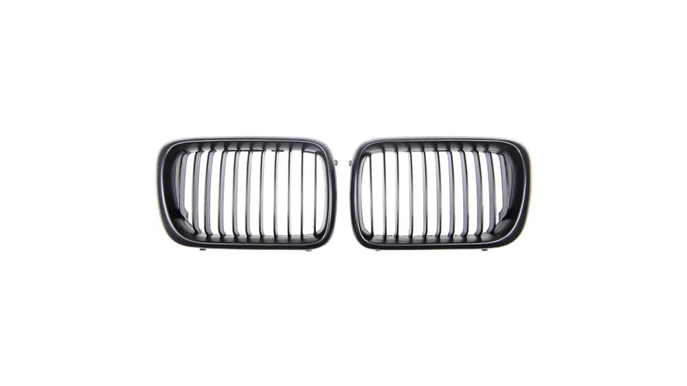 Sprawdzony wybór | Grill BMW 3 E36 Facelift Compact pojedyncze żeberka Matt Black