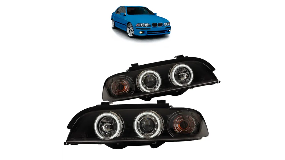 Lampy BMW 5 E39 Przód CCFL Black - Kup online