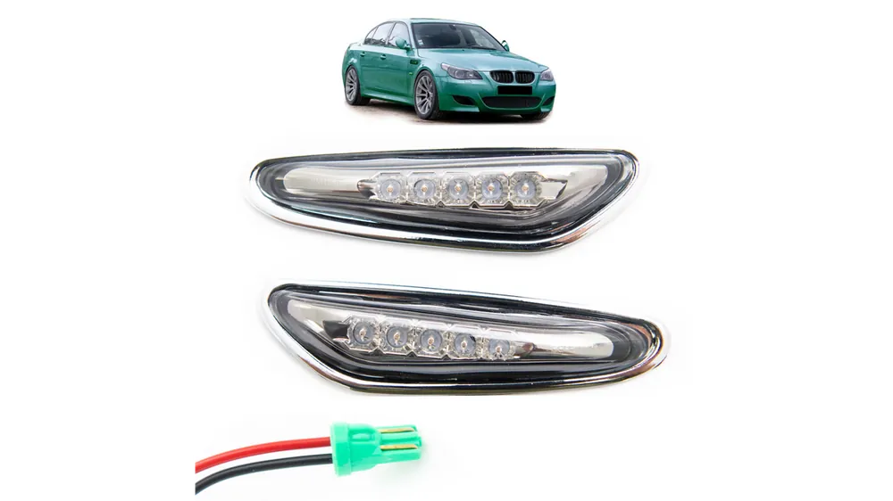 Zostało kilka sztuk | Kierunkowskazy BMW 5 E60 E61 3 E46 LED Smoke