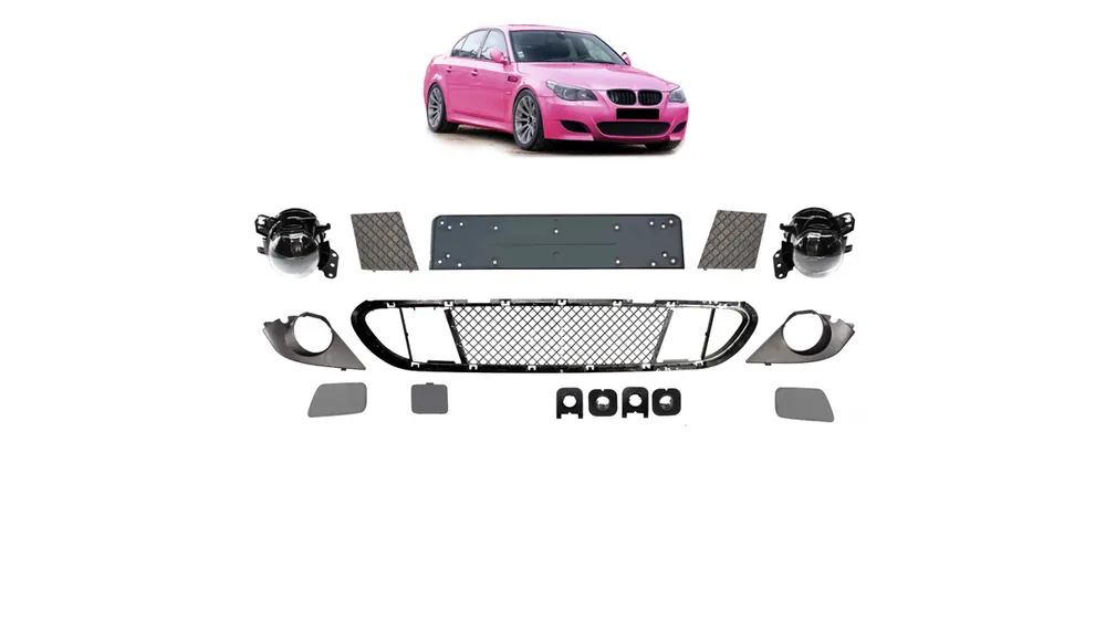 Akcesoria zderzaka BMW 5 E60 E61 Przód Kratki | Cena specjalna