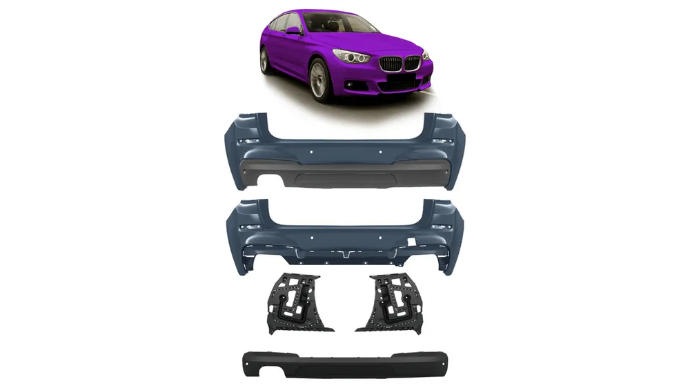 Zderzak BMW 5 F07 Tył z dyfuzorem | Właśnie dodano