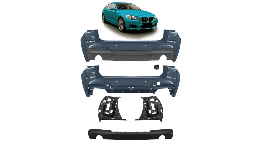 Zderzak BMW 5 F07 Tył z dyfuzorem - Kup dziś