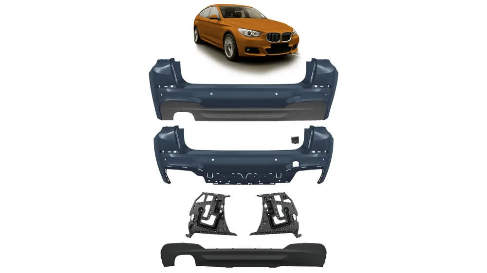 Bezpieczna płatność | Zderzak BMW 5 F07 Facelift Tył z dyfuzorem