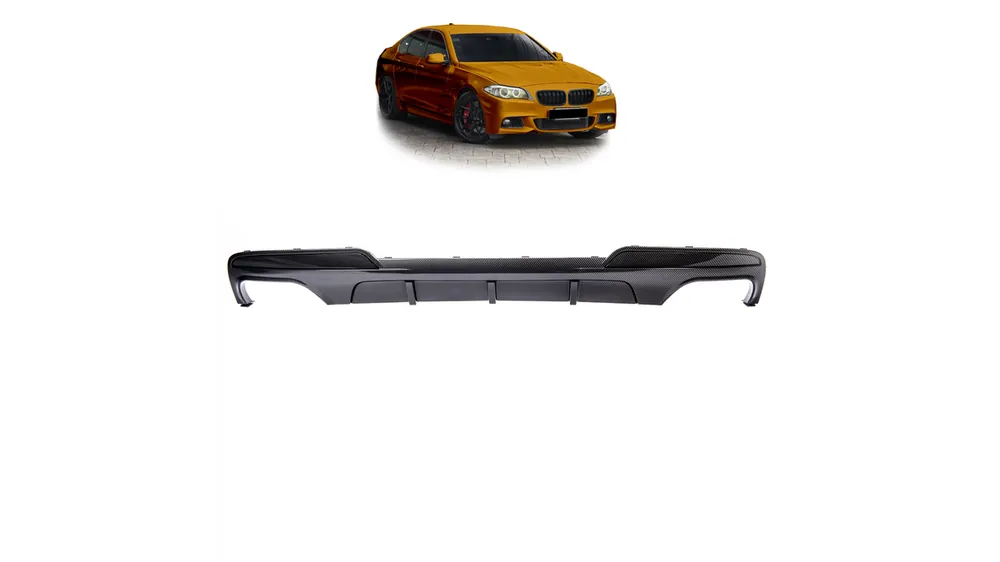 Dyfuzor BMW 5 F10 F11 Tył Carbon Look - Produkt wysokiej jakości