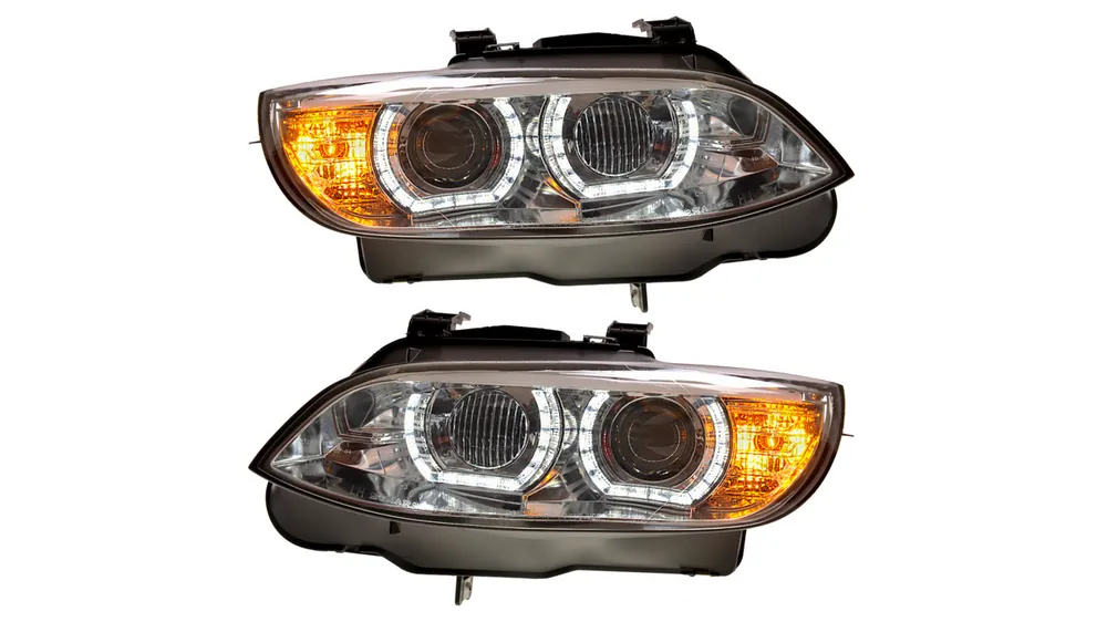 Oferta specjalna - Lampy BMW 3 E92 E93 Przód Xenon Chrome DRL