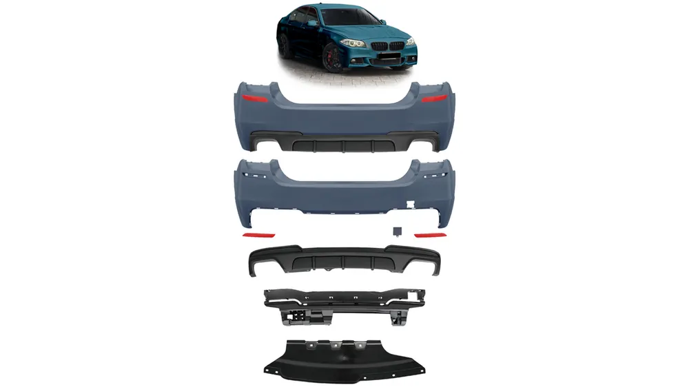 Nowość w sklepie - Zderzak BMW 5 F10 Tył z dyfuzorem